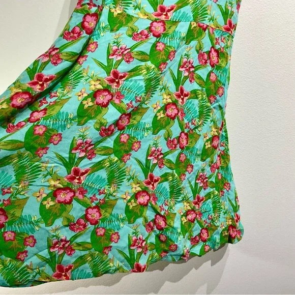 Matilda Jane Pretty Floral Dress Size M. Scrunchedd Back With Inner Lining - Picture 9 of 10